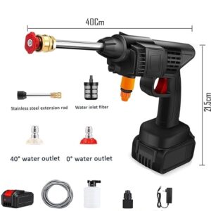 Cordless Portable Pressure Washer Gun