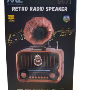 MZ Retro Radio Bluetooth Speaker (Model S671)